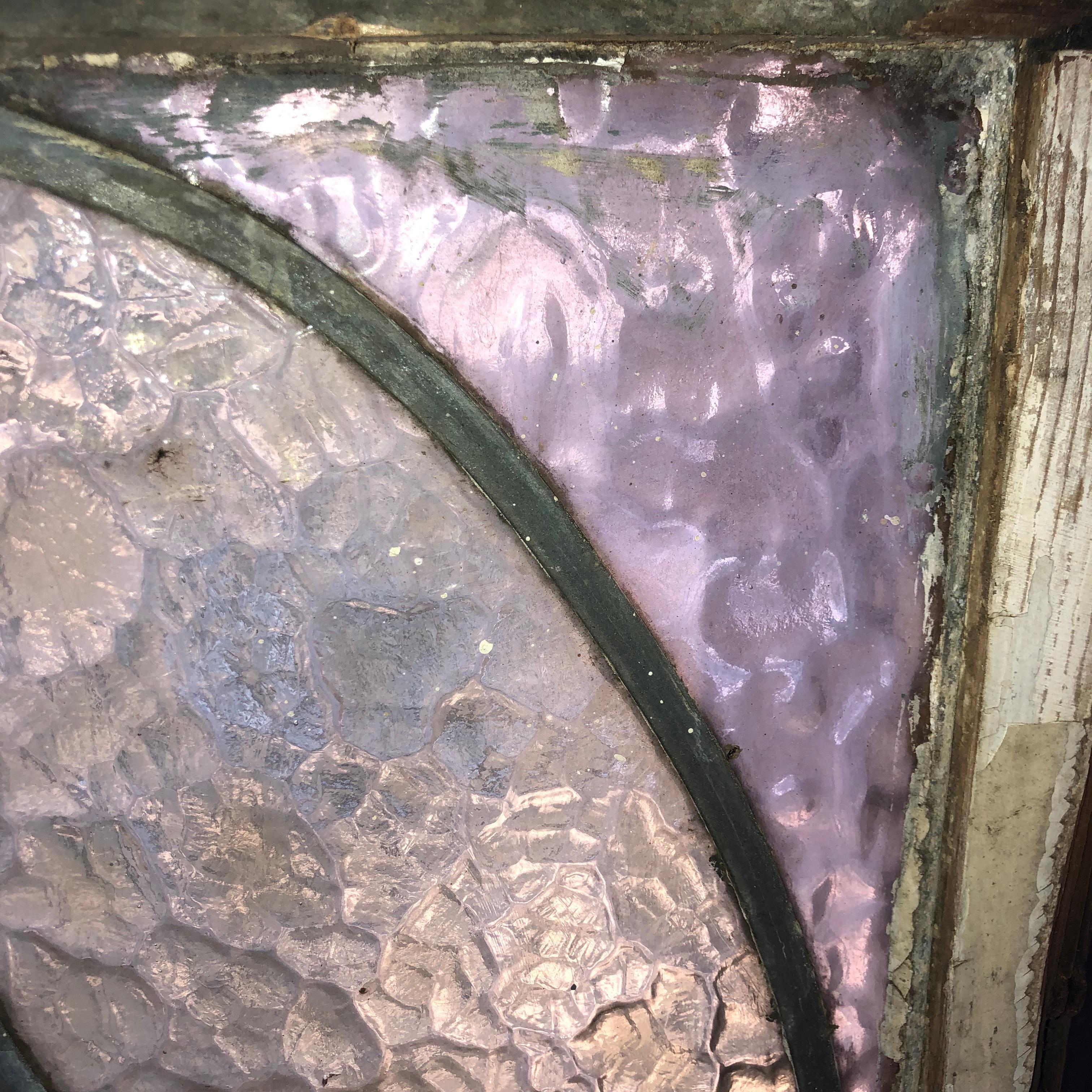 Vetrata con disegno a diamante 35
