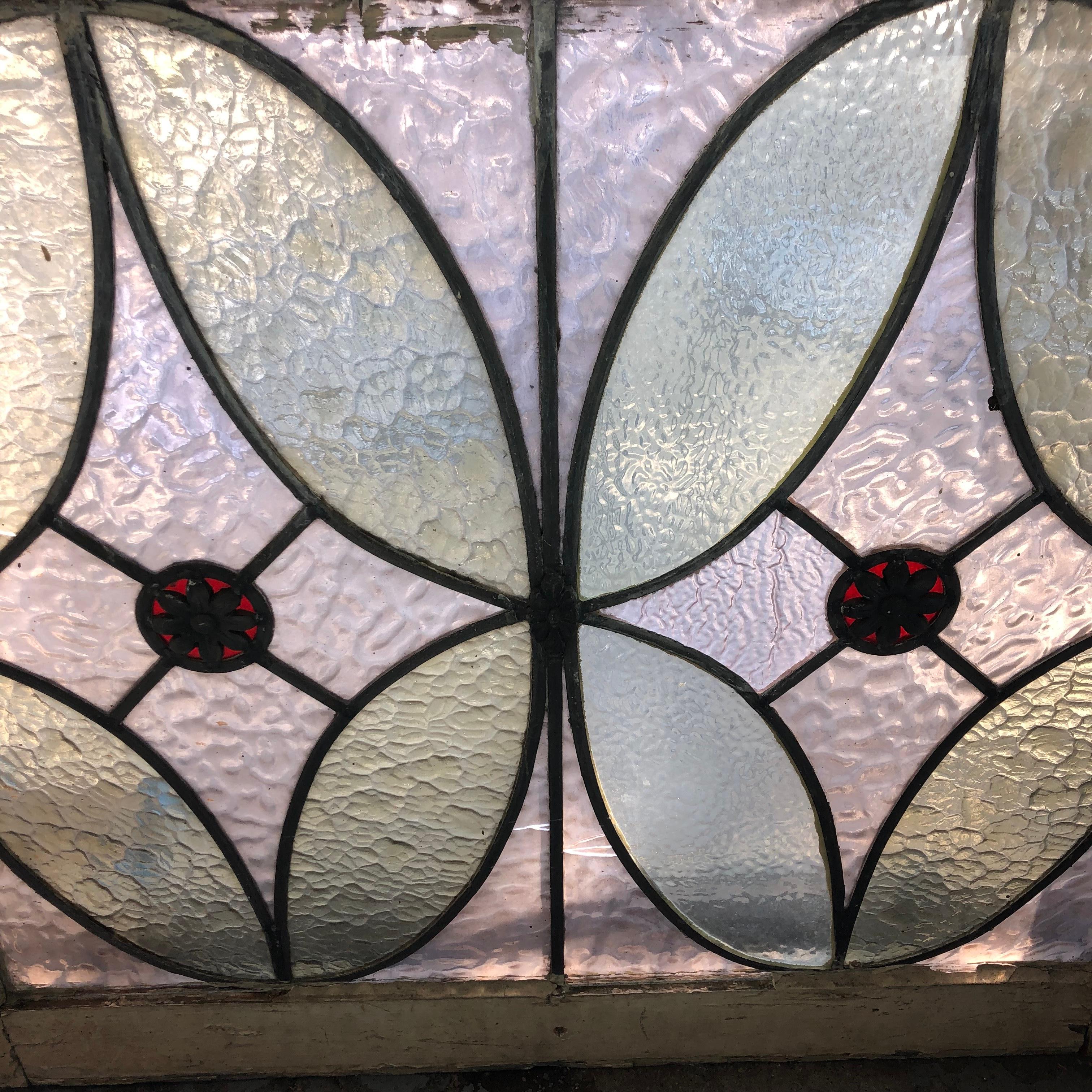 Vetrata con disegno a diamante 35
