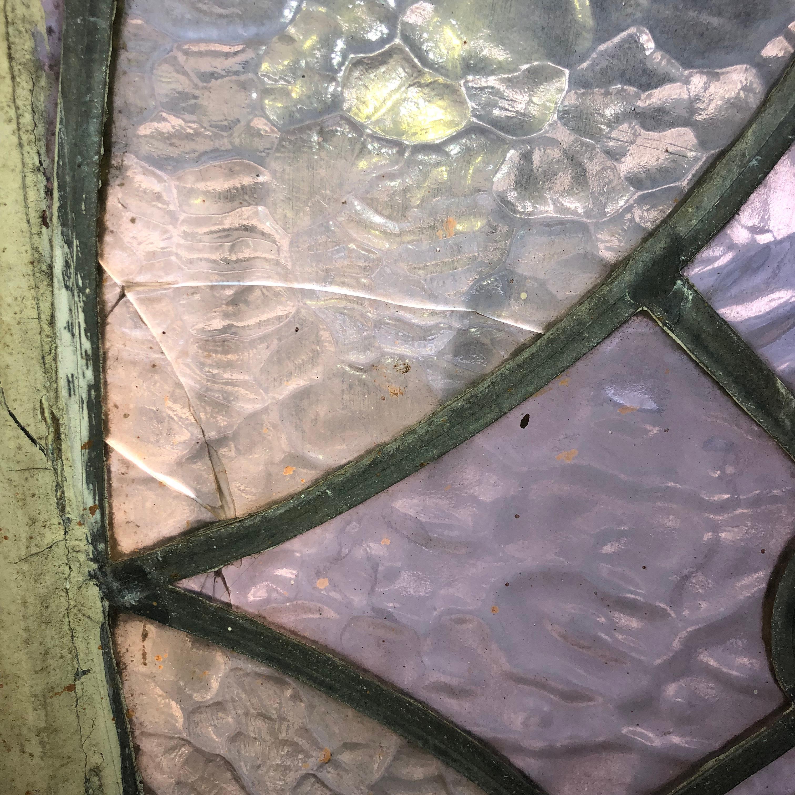 Vetrata con disegno a diamante 35