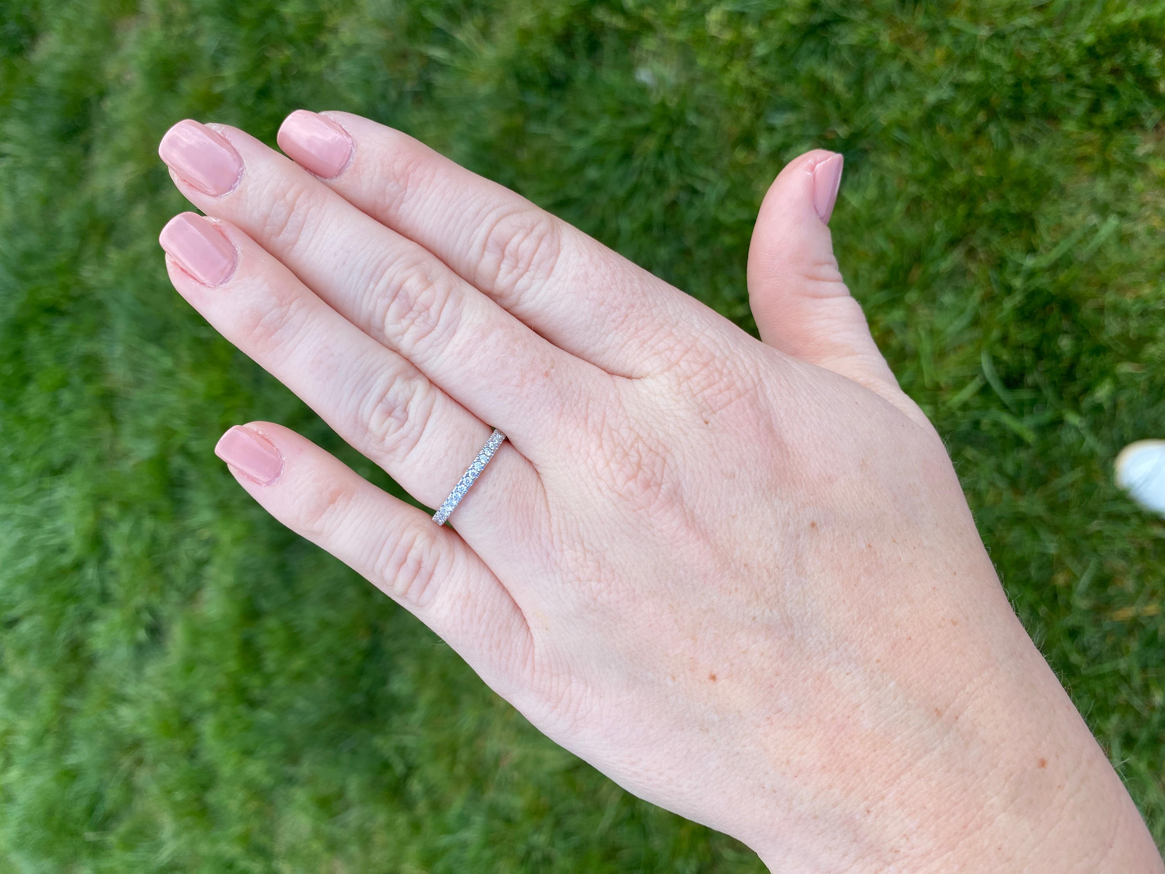 Diamond Direct 0.30ctw Alianza de Boda con Diamantes Finos, Oro Blanco 14k, Anillo en venta 1