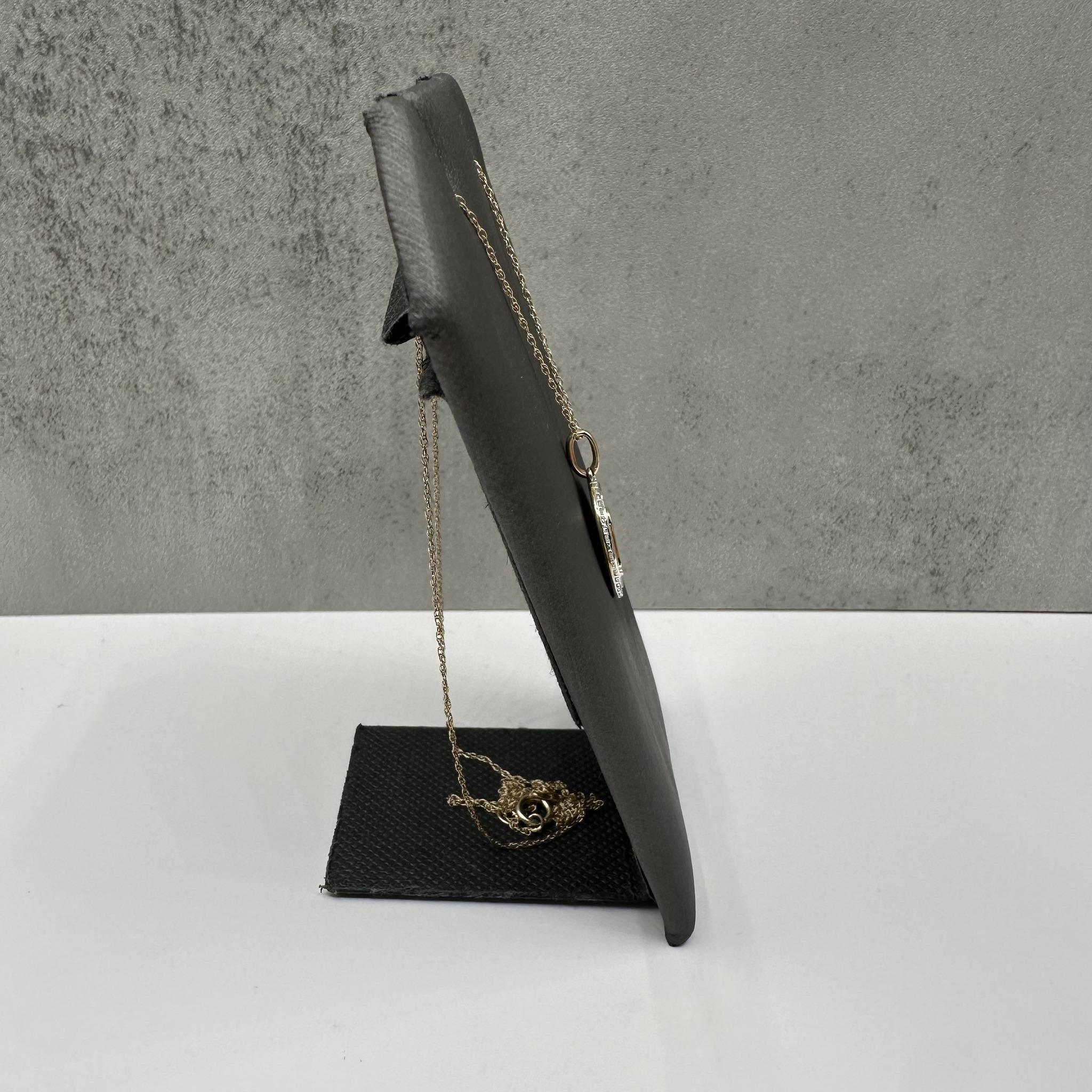 Taille simple Collier disque de diamants 