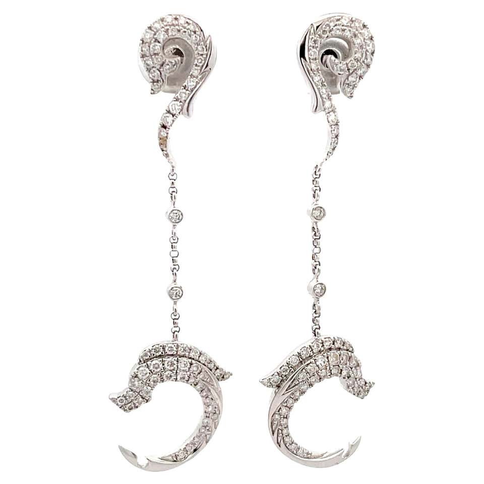 OFF-WHITE Flower Beads Earrings In Pink & Silver - Foto 5