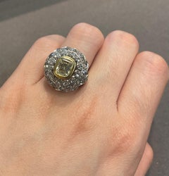 Diamond Dome Cocktail Ring