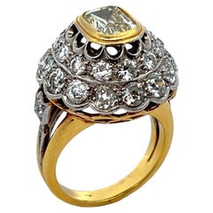 Diamond Dome Cocktail Ring