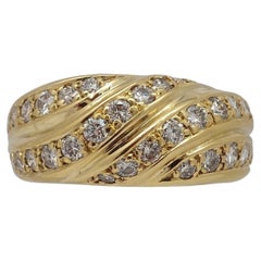 Diamond “Dome Curve” 18KT Ring