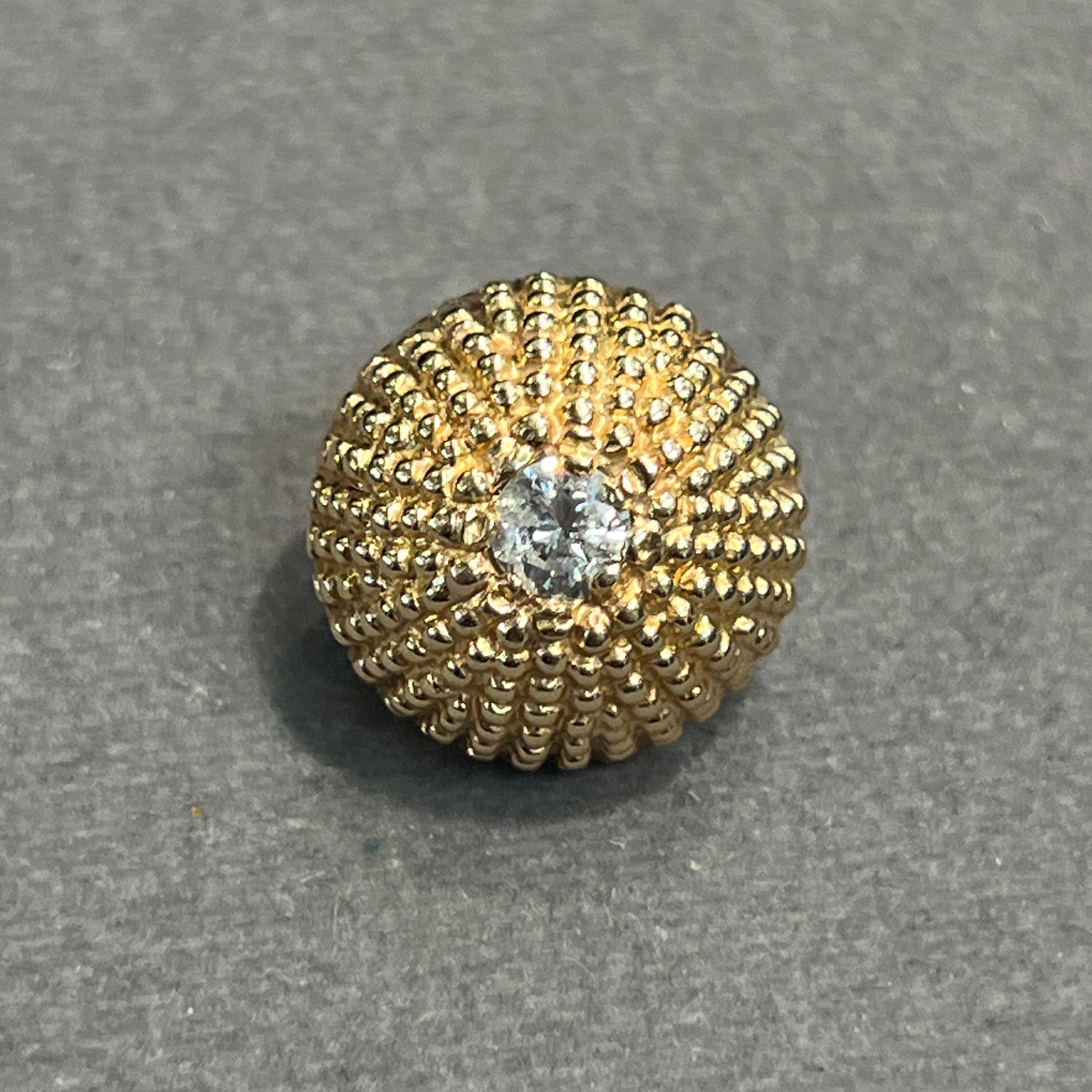 Women's Diamond Dome Earrings For Sale