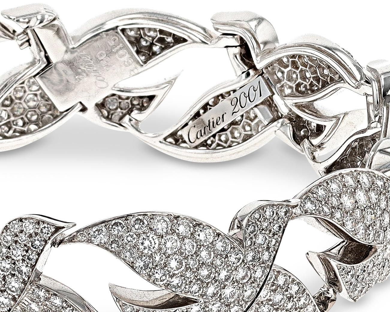Diamant-Armband Dove of Peace von Cartier (Moderne) im Angebot