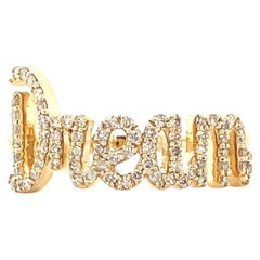 Used Diamond Dream Ring Set In 18K Solid Gold
