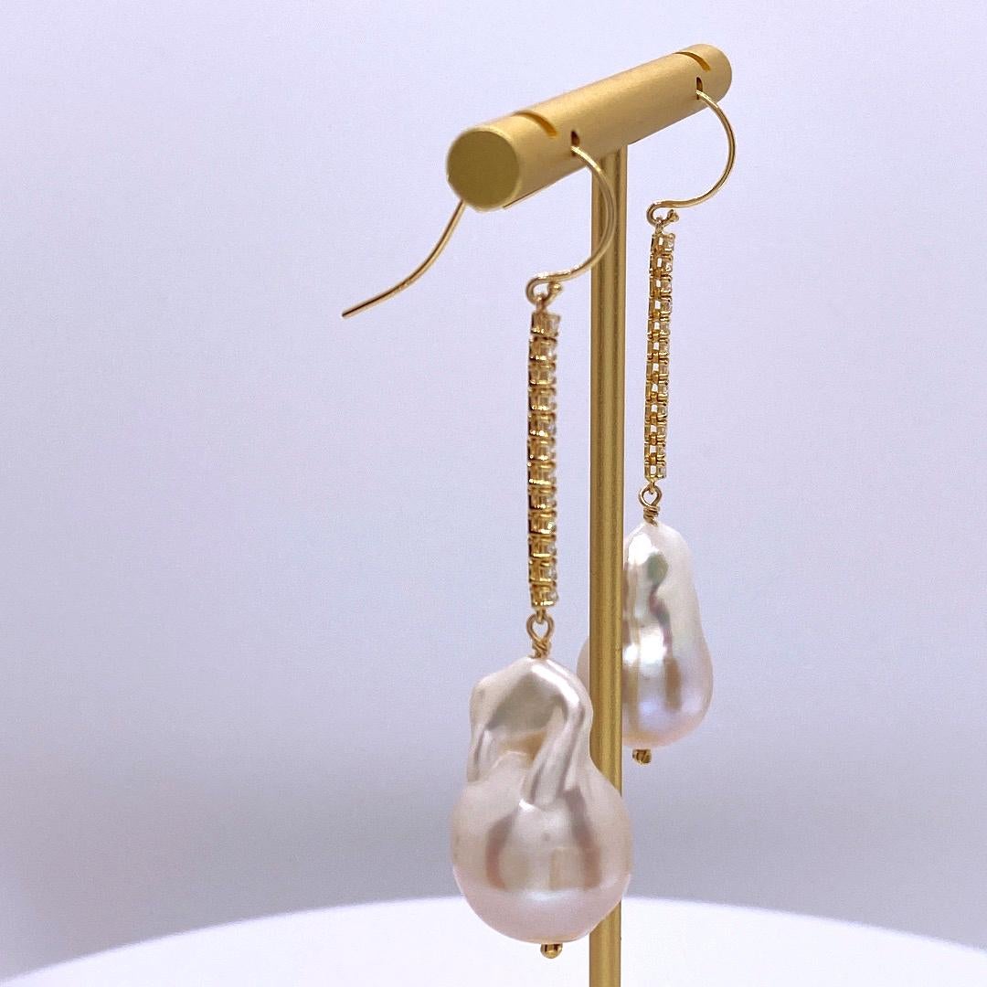 Diamant-Tropfen-Ohrring im Zustand „Hervorragend“ im Angebot in New York, NY