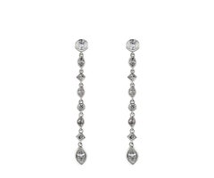 Diamond Drop Earrings 2.75 Carat Platinum