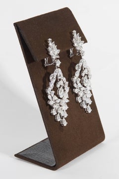 Pendientes de gota de diamante