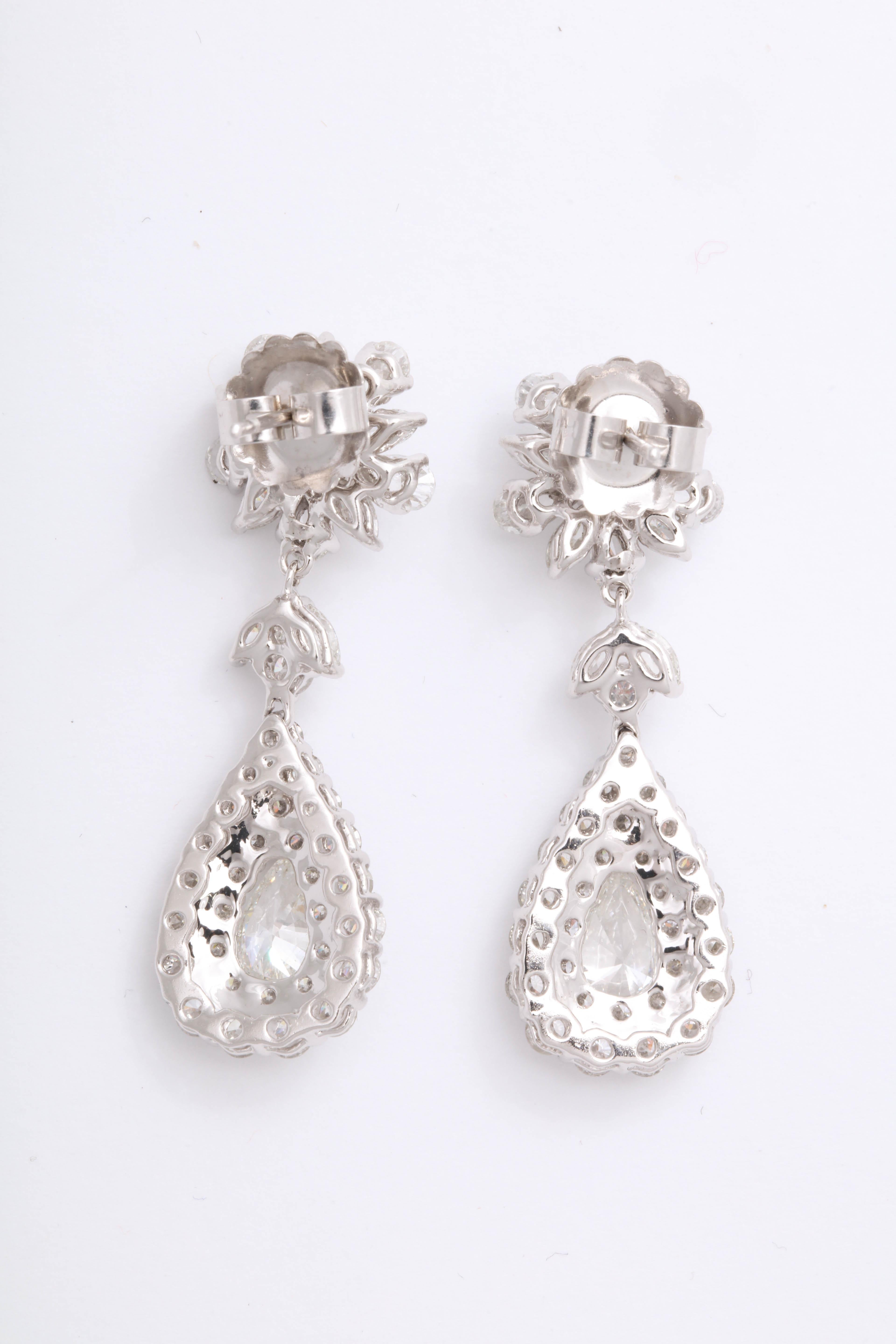 Diamond Drop Earrings 4