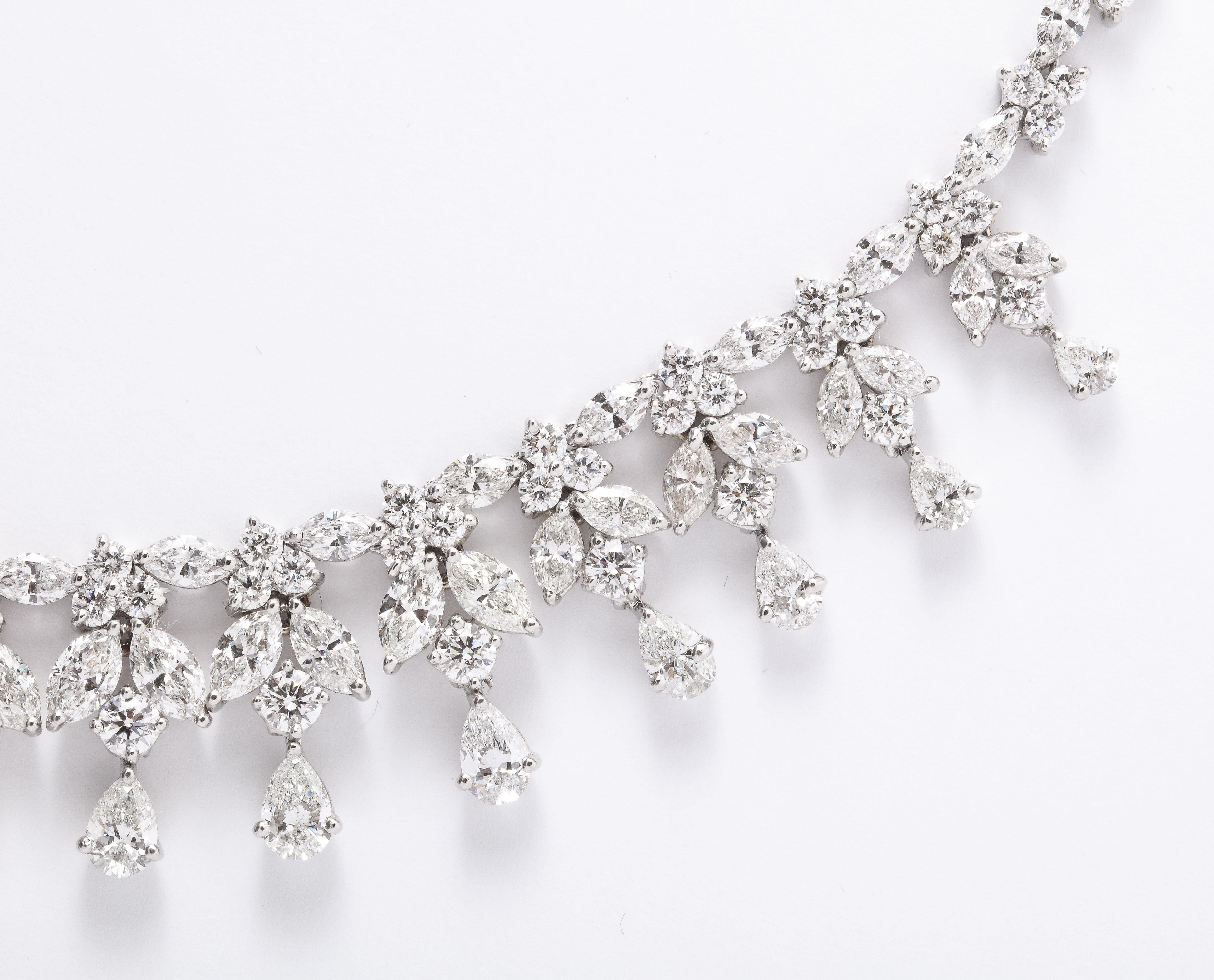 Women's or Men's Diamond Drop Necklace