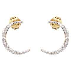 14k gold Diamond Earring