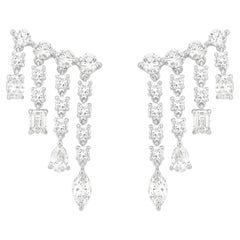 Diamond Earrings – 4.02 cts