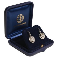 Diamond Earrings (Approx 0.60-Carats), Pearl, Platinum
