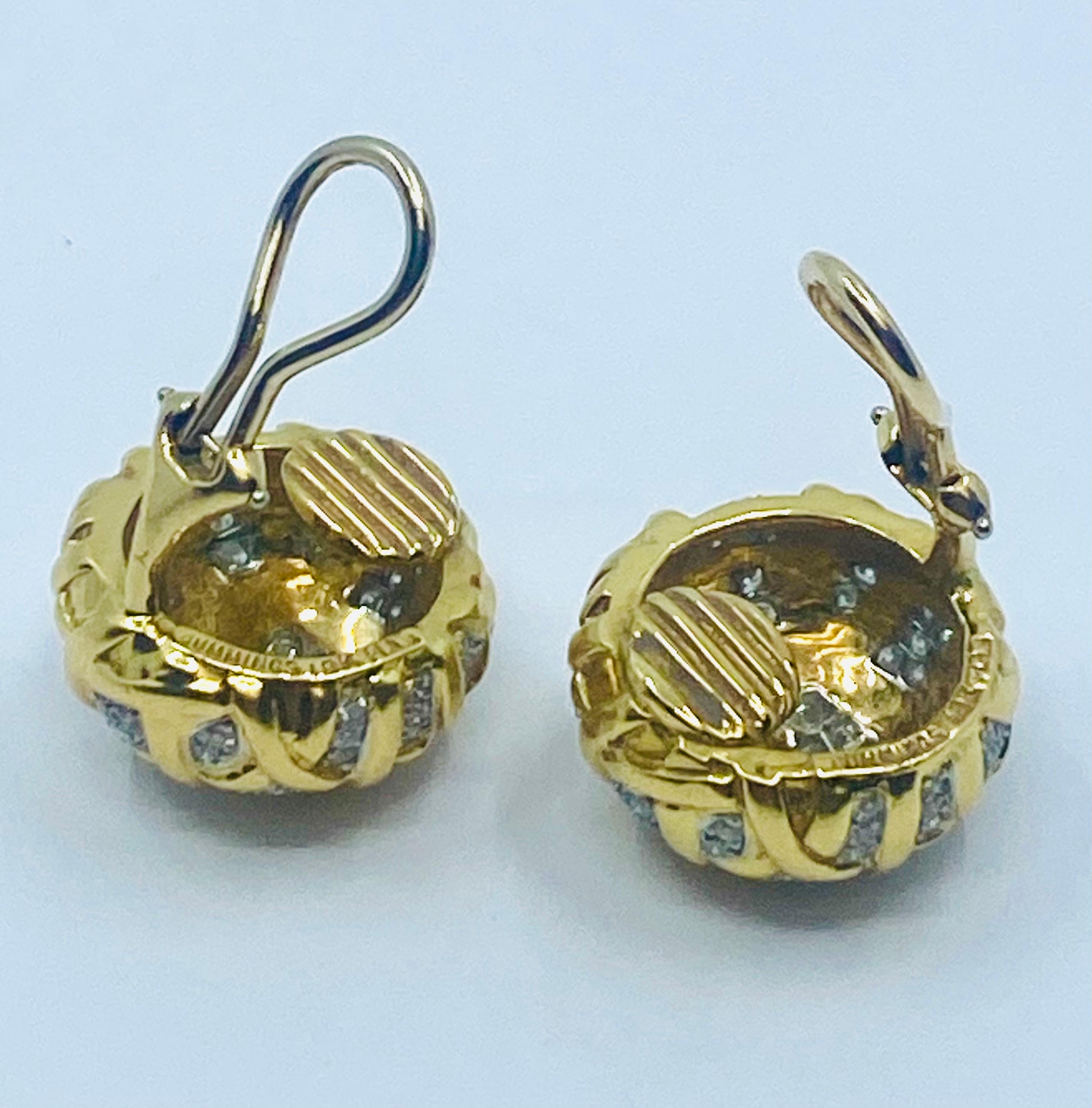 Diamond Earrings by Angela Cummings  For Sale 3