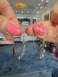 Diamond Earrings "Cascade I" by Willow Diamonds