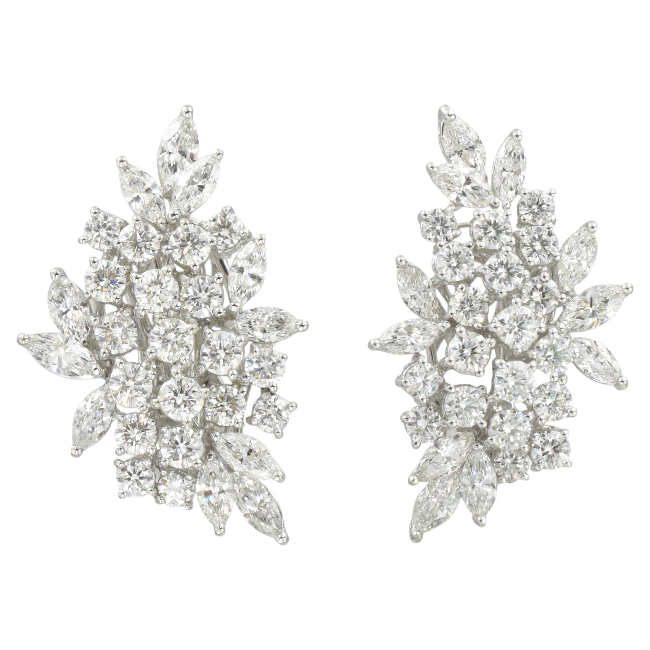 Chanel 'Double C' Rose Gold and Diamond Earrings at 1stDibs