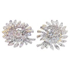 Vintage Diamond Earrings 