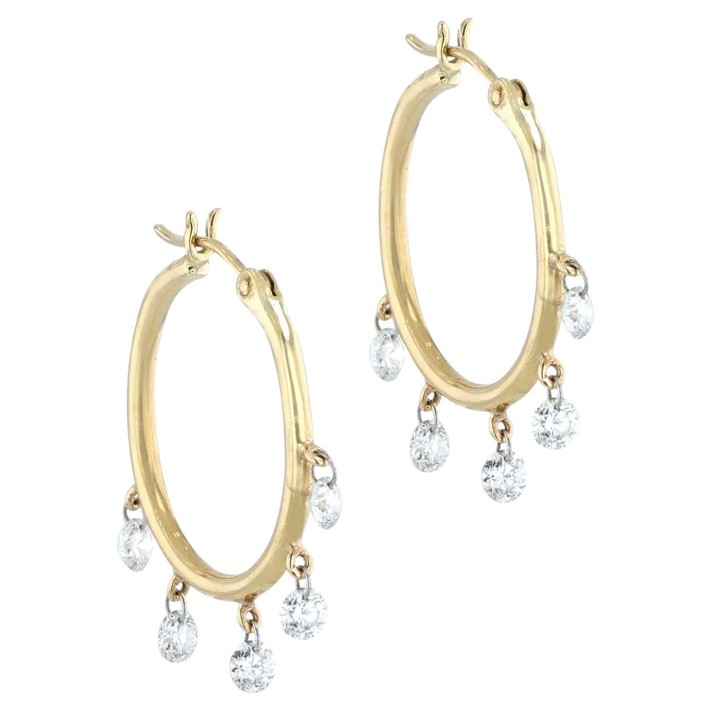 Diamantohrringe "Watusi Hoops" von Willow Diamonds