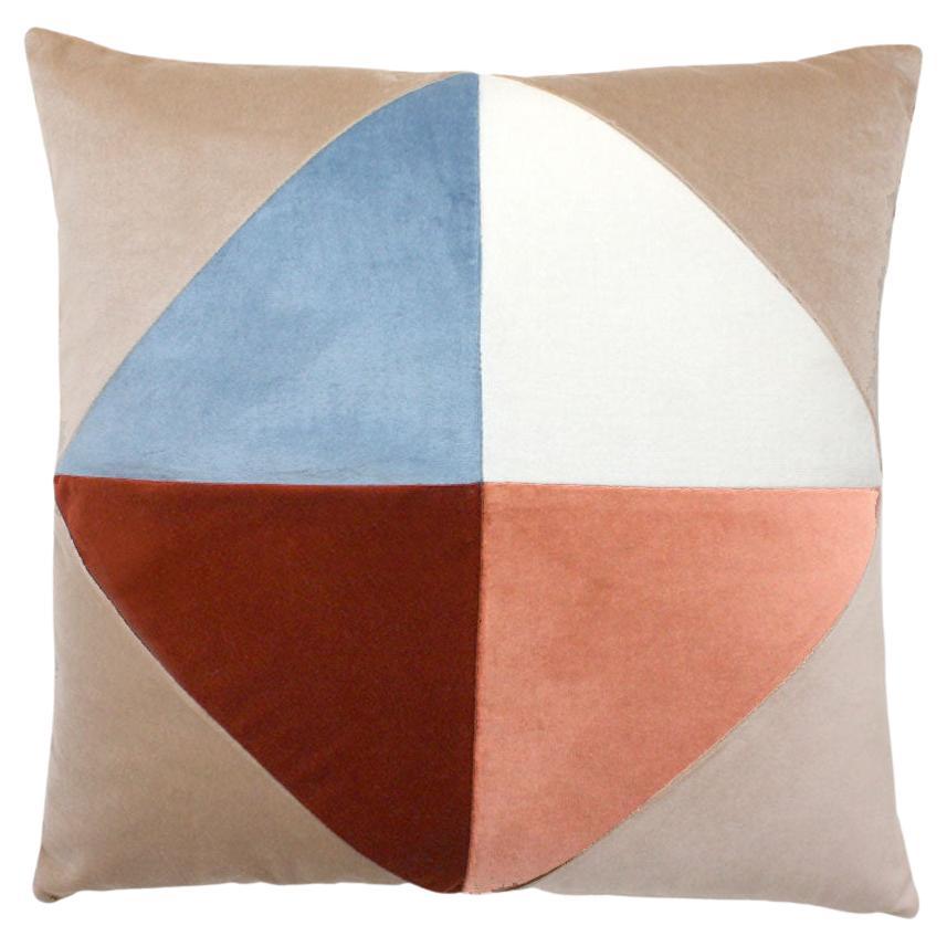 Almohada decorativa Diamond Earth Velvet Deluxe hecha a mano