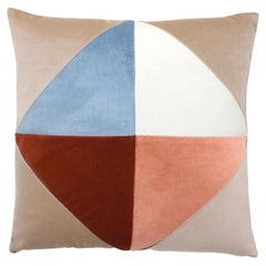 Almohada decorativa Diamond Earth Velvet Deluxe hecha a mano