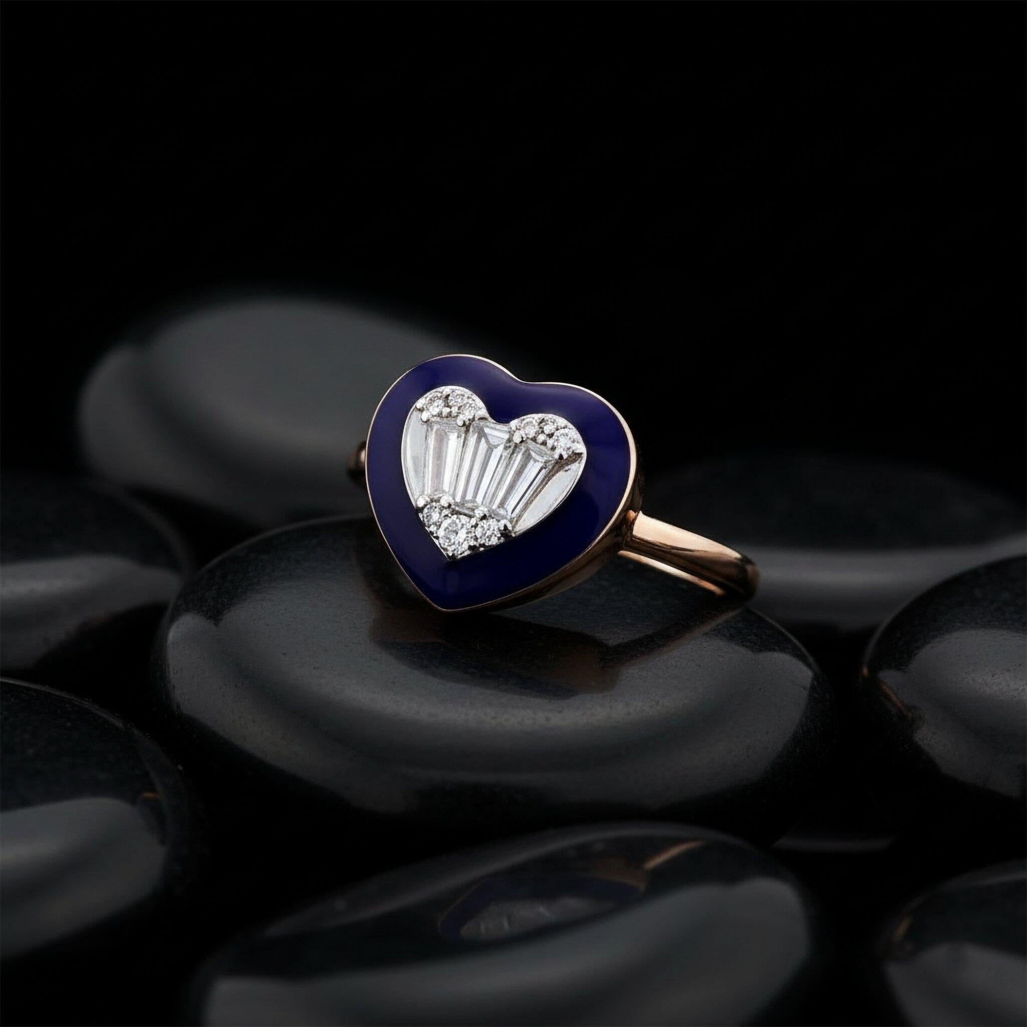 Diamond Eclipse 14k (or 18k Upon Request) Gold En… - image 3