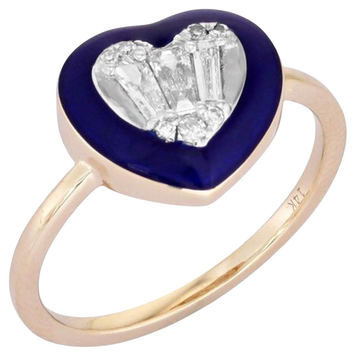 Diamond Eclipse 14k (or 18k Upon Request) Gold En… - image 1