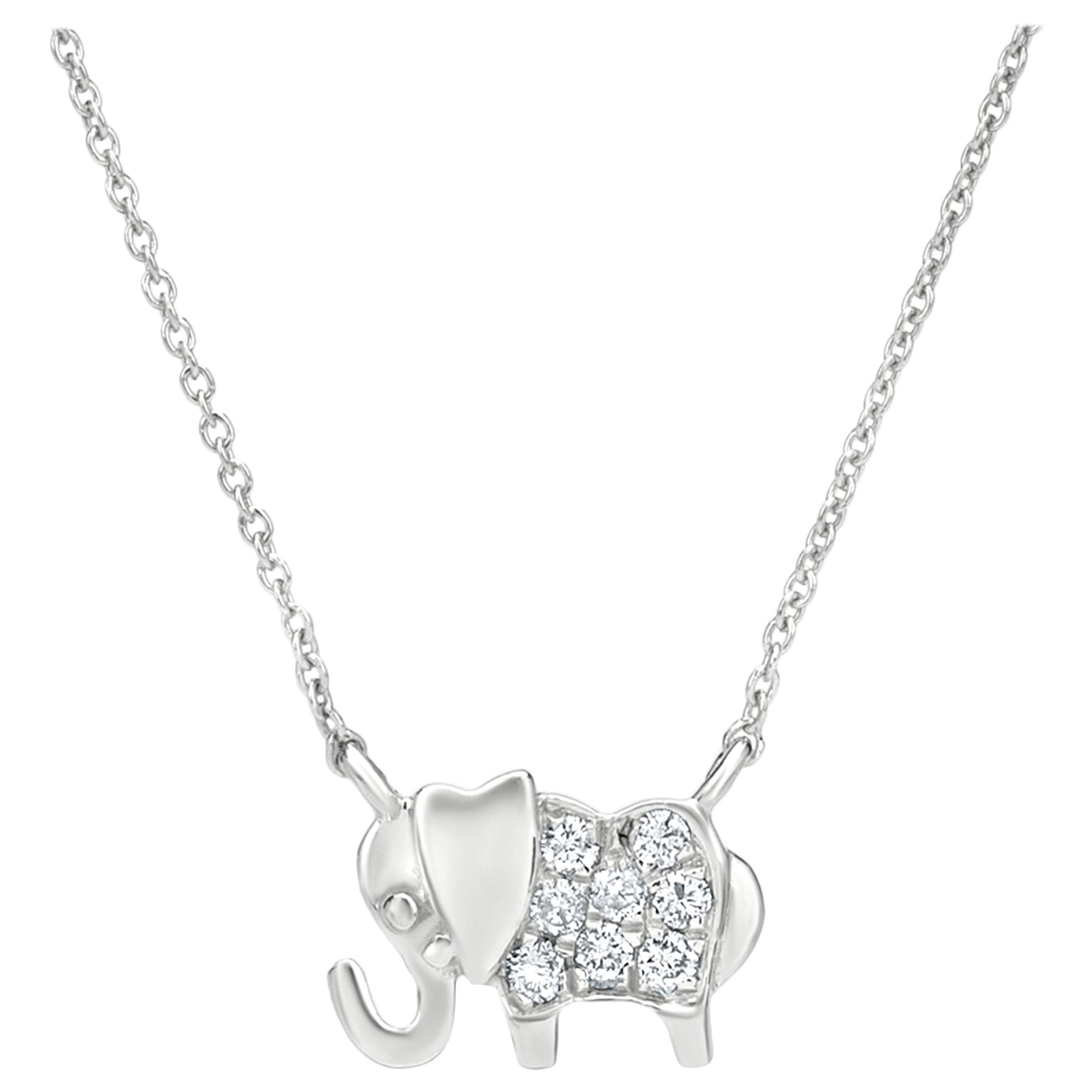 Cartier elephant necklace Clearance