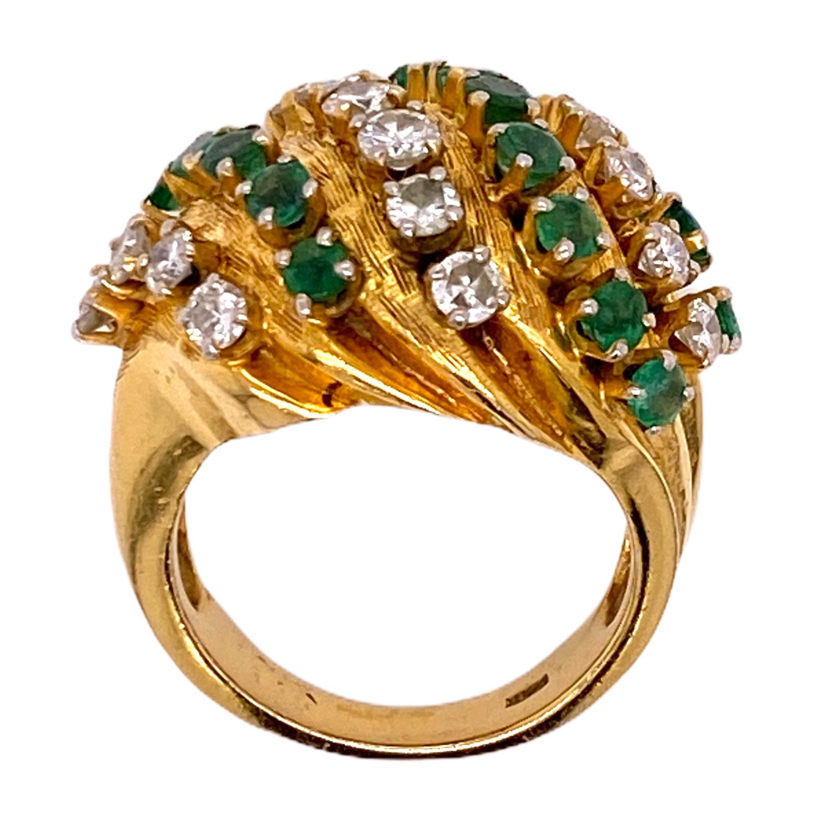 emerald dome ring