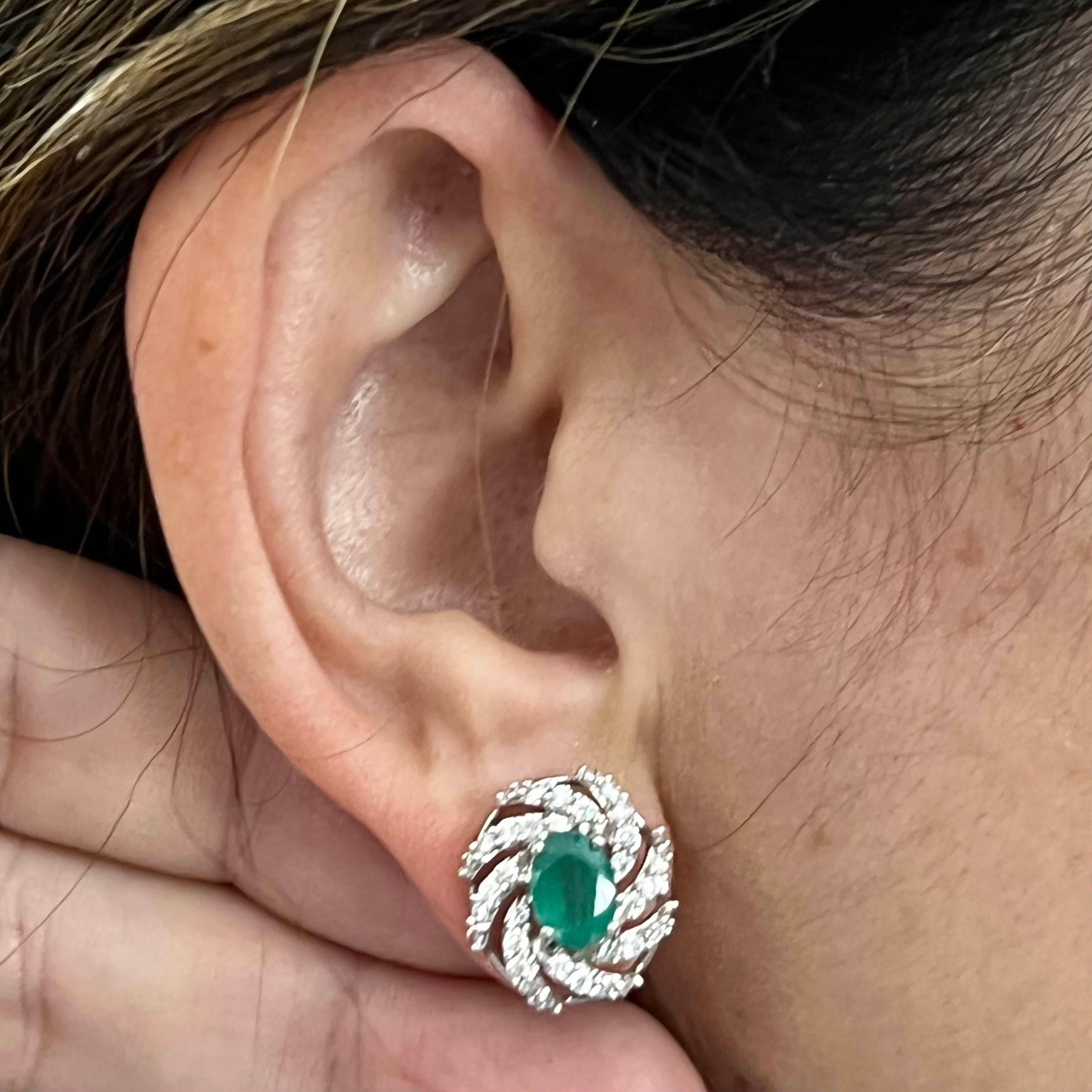 Natural Finely Faceted Quality Diamond Emerald Earrings 14k W Gold 4.05 TCW Certified $6,950 018690

This is one of Kind Unique Custom Made Glamorous Piece of Jewelry!

Nothing says, “I Love you” more than Diamonds and Pearls!

This item has been
