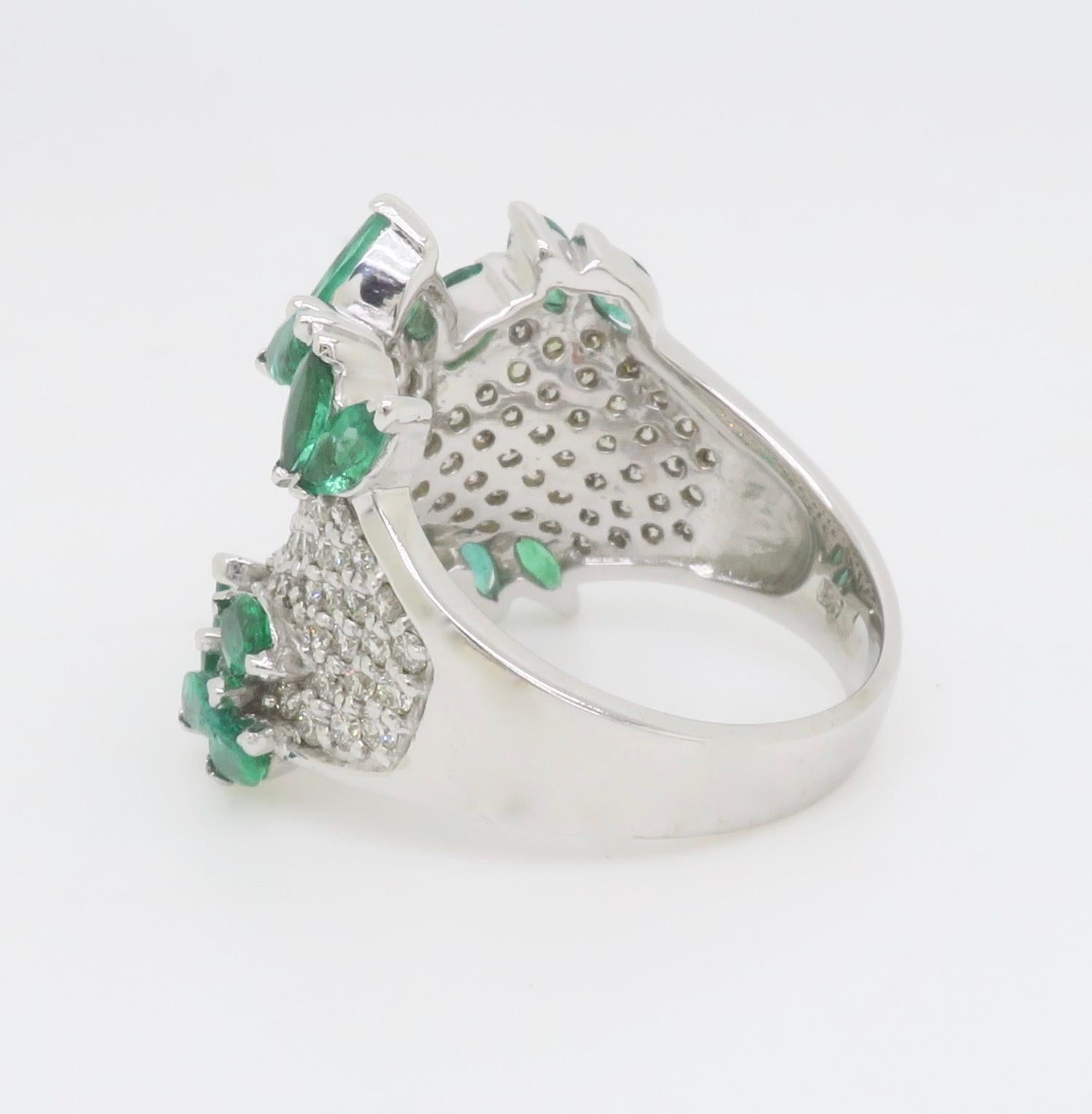 Diamond & Emerald EFFY Ring 6