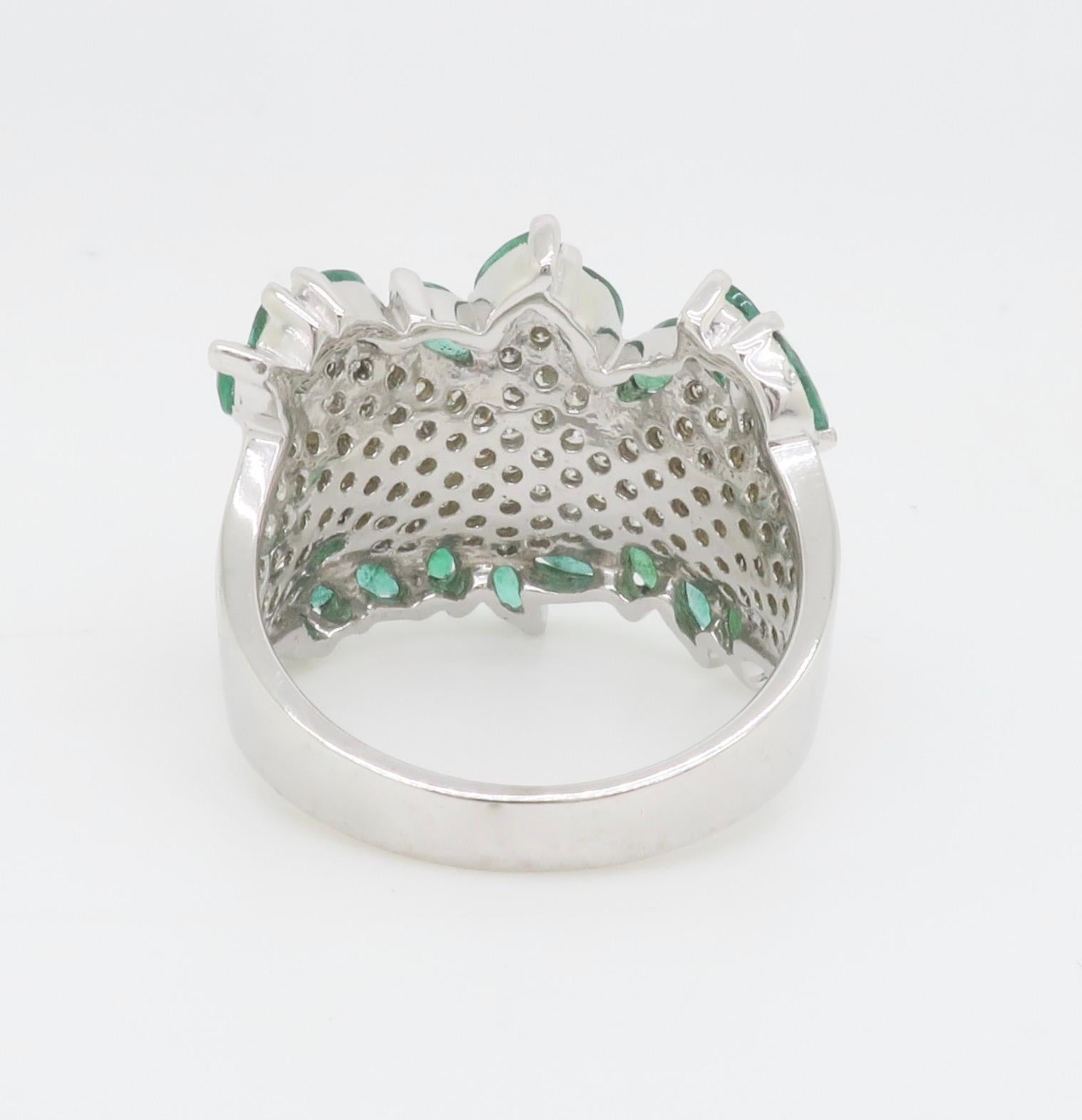 Diamond & Emerald EFFY Ring 7