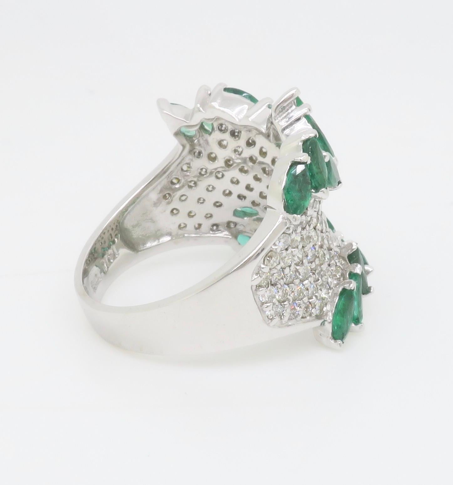 Diamond & Emerald EFFY Ring 8