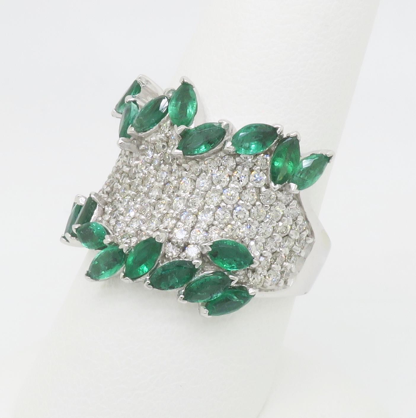 Diamond & Emerald EFFY Ring 1