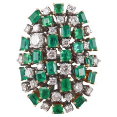 Emerald Cocktail Rings
