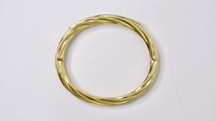 Diamond Encrusted Rope Textured Bangle