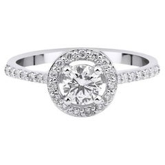Diamond Engagement 0.84ct Ring
