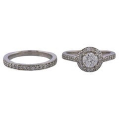 Diamond Engagement and Eternity Ring Size I