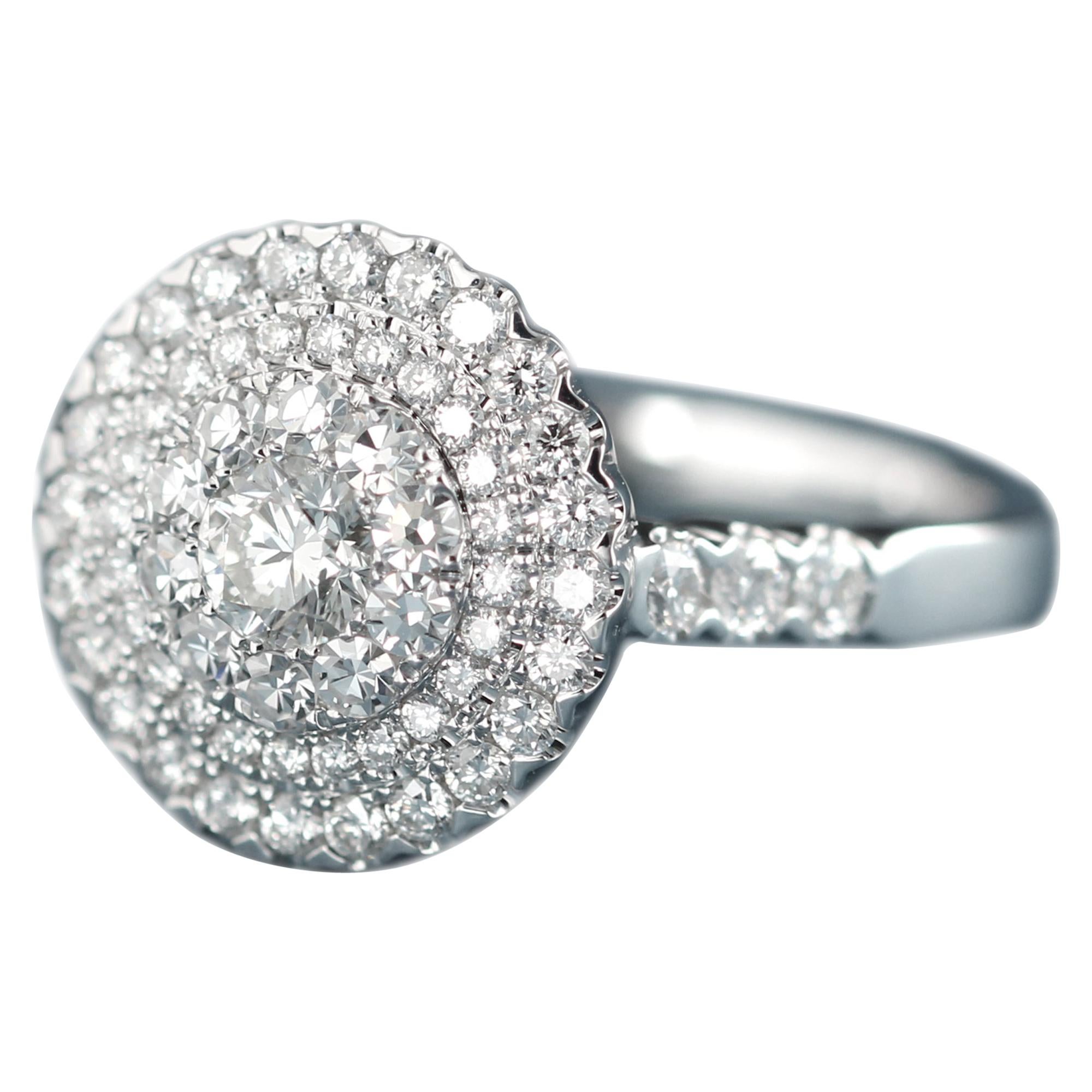 3.27ctw Antique Diamond Cluster Ring – Jewels by Grace