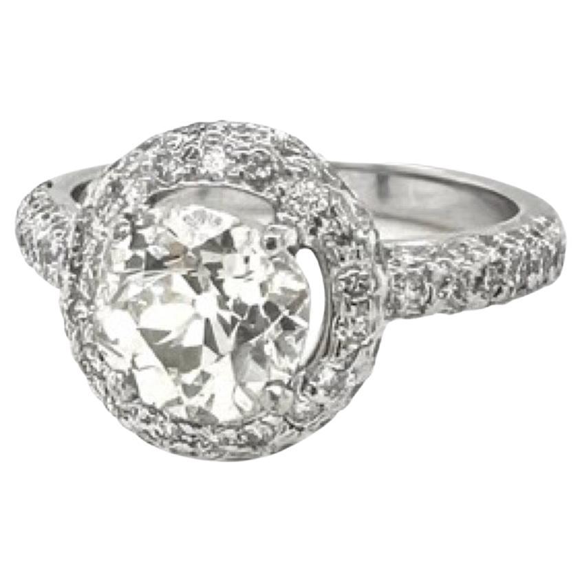 Diamond White Gold Engagement Ring at 1stDibs diamond white gold
