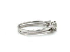 Diamond Platinum Engagement Ring .72ct Mined Round Brilliant Brand New
