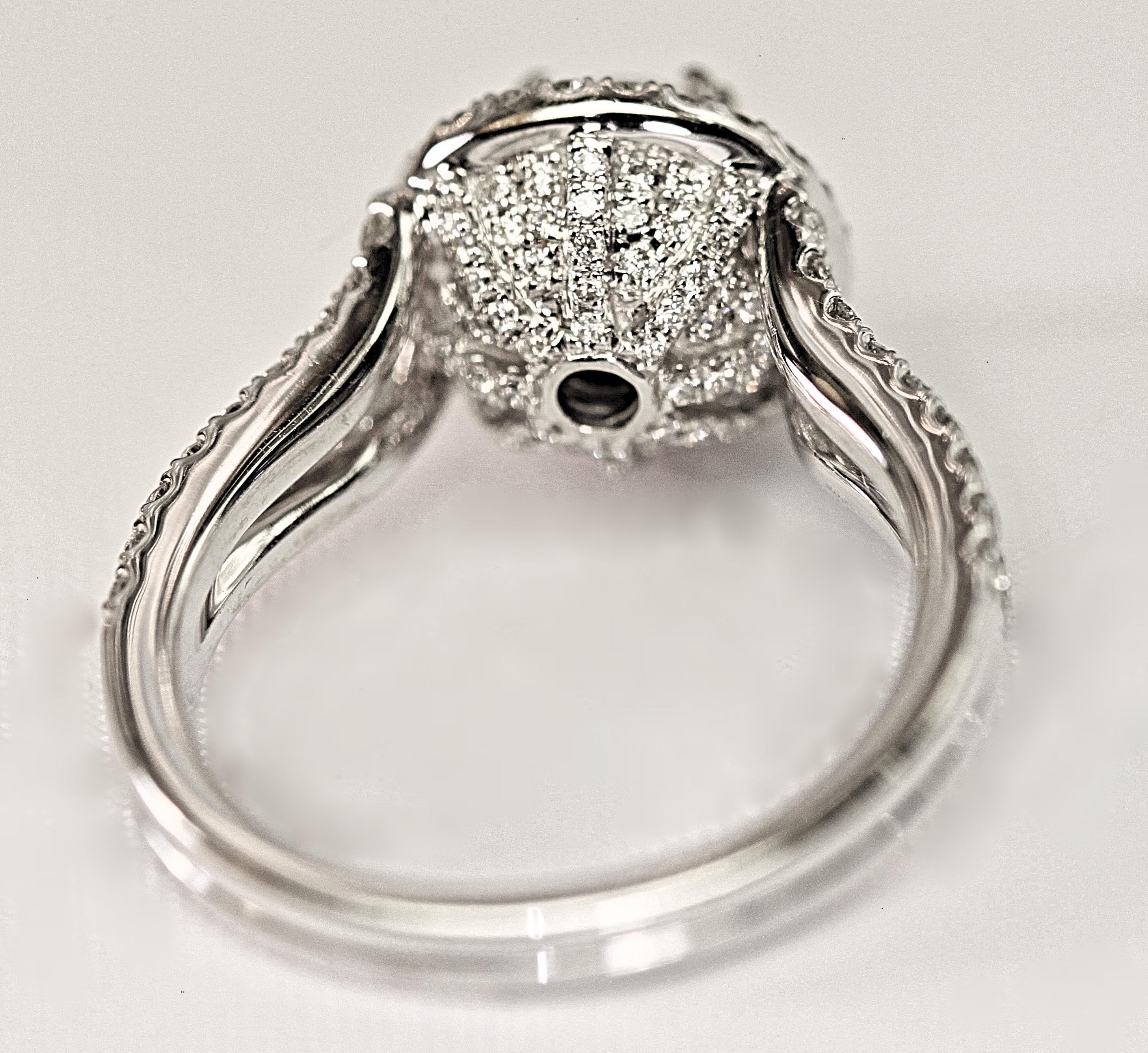 white gold cubic zirconia engagement rings
