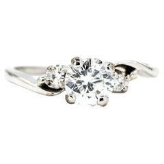 Diamond Engagement Ring in 14k White Gold