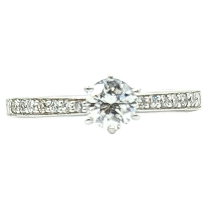 Diamond Engagement Ring in 14k White Gold