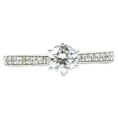 Diamond Engagement Ring in 14k White Gold