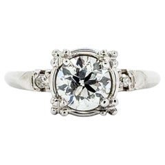 Diamond Engagement Ring in 14k White Gold