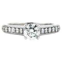Diamond Engagement Ring in 14k White Gold- GIA 6183925358