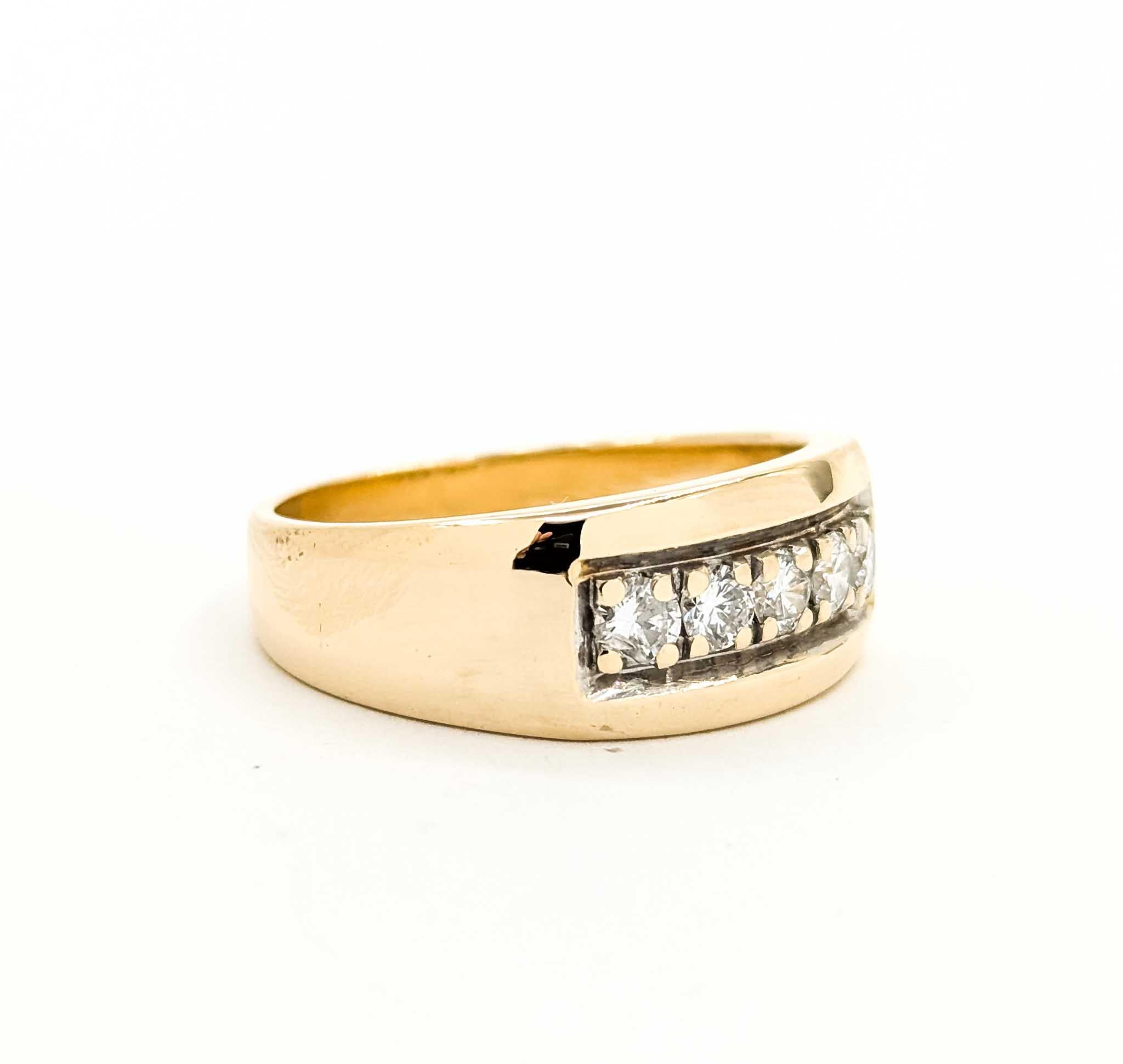 Bague de fiançailles en or jaune 14k Pour femmes en vente